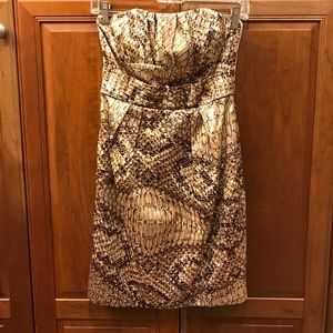 NWT Animal print silk dress